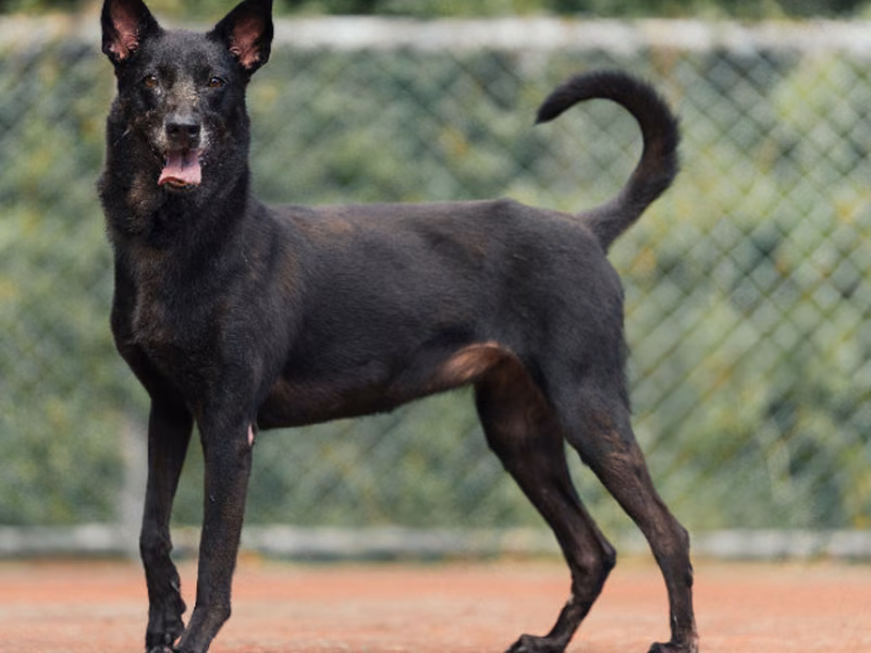 Black adult female mixed-breed dog, Medium, shelter no. …2102